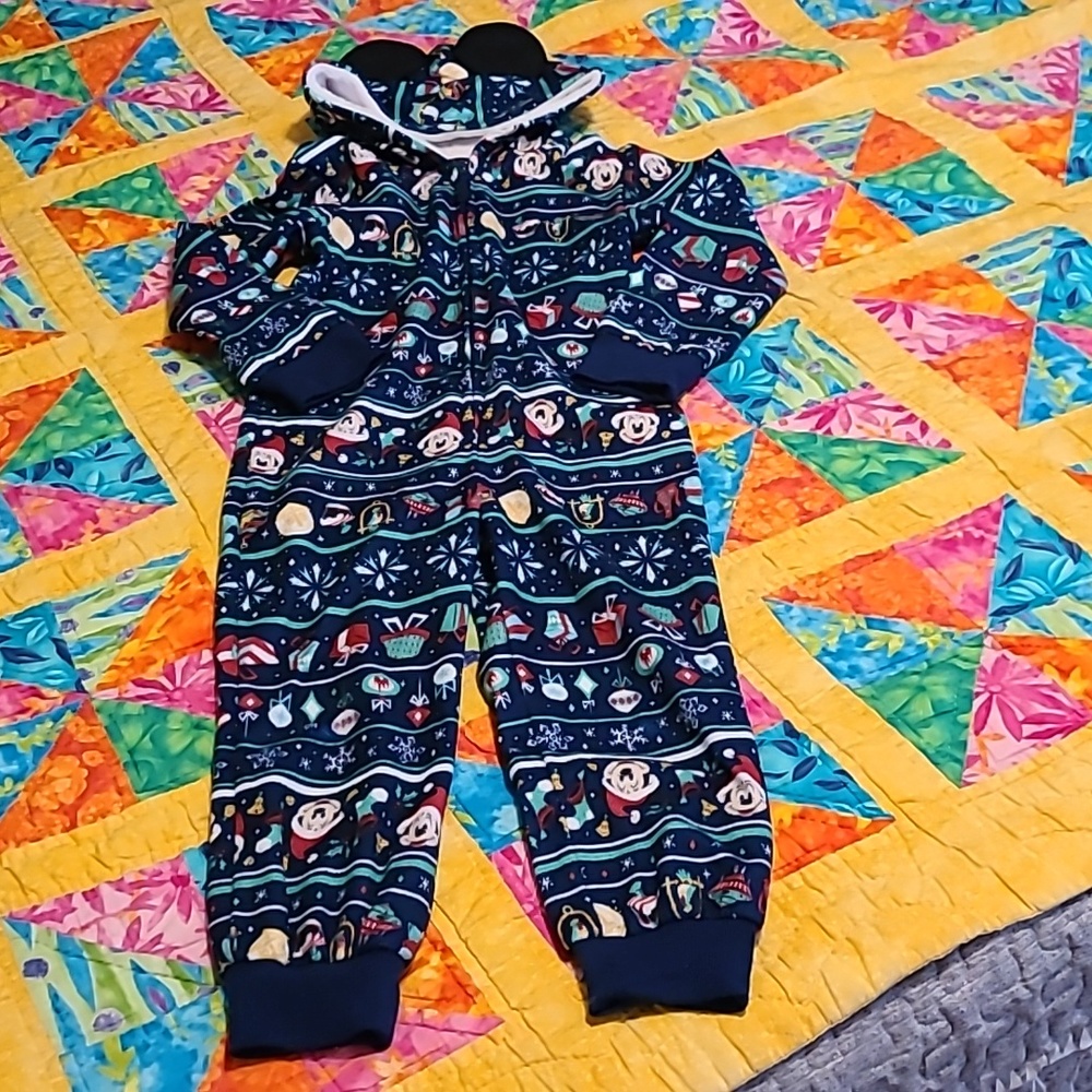 Disney Parks Fleece Christmas Pajamas